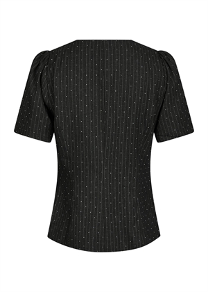 Jules B Pinstripe bluse Antracit Neo Noir 